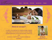 Tablet Screenshot of mariettasdayspa.com